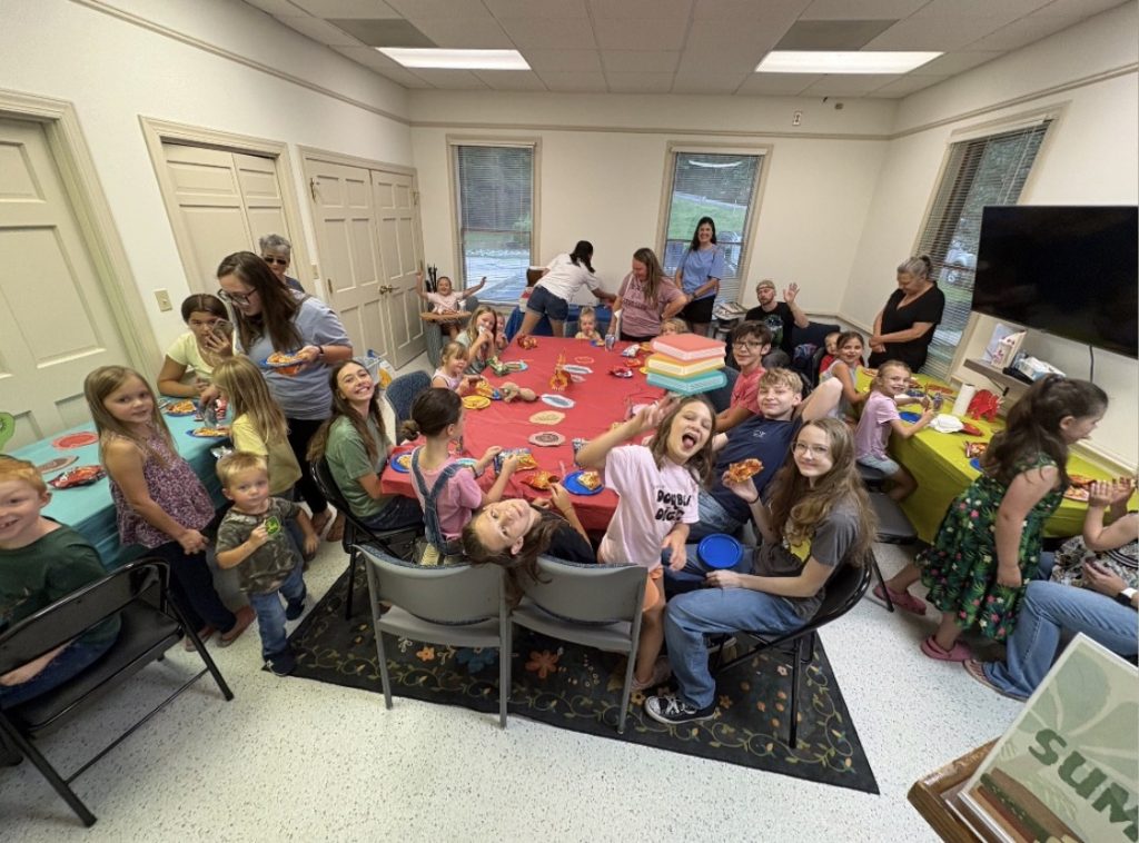 group at table