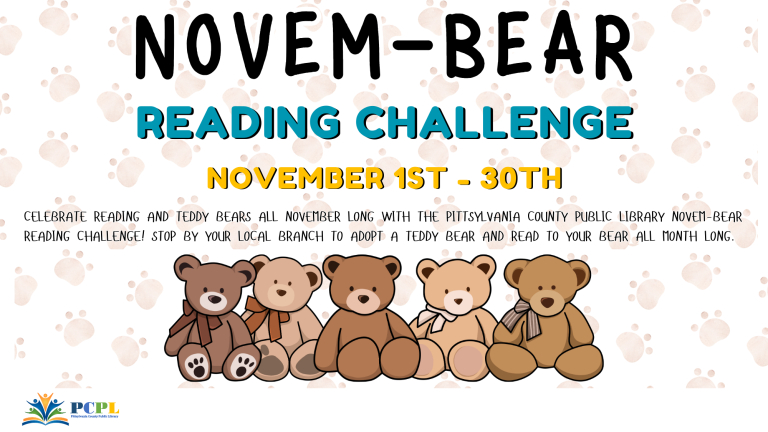 Novembear Reading Challegne 2025 FB Promo