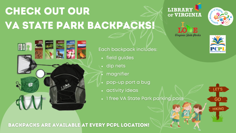 Check out our VA State Park backpacks!