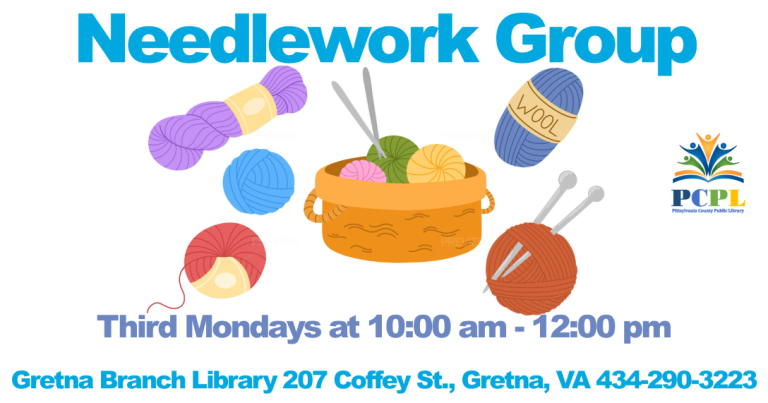 Needlework Group 3rd Mondays