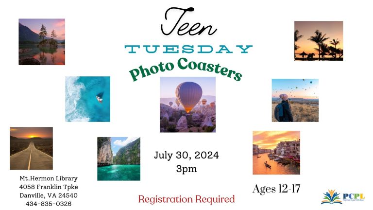 Teen SRP July 2024 Photo Coasters (Presentation)