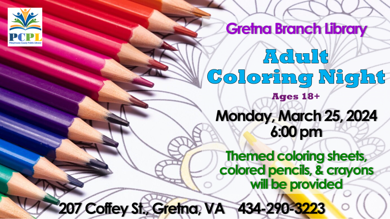 Adult Coloring – May 22