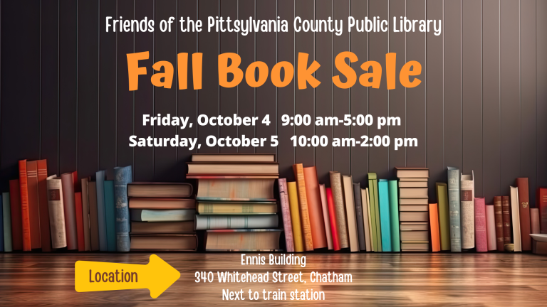 Book Sale Flyer Fall 2024