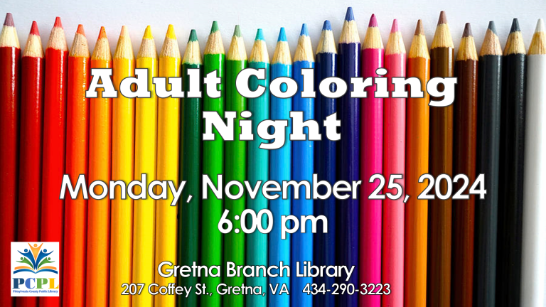 Adult Coloring November