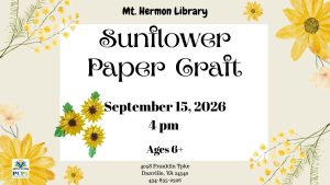Sunflower Paper Craft